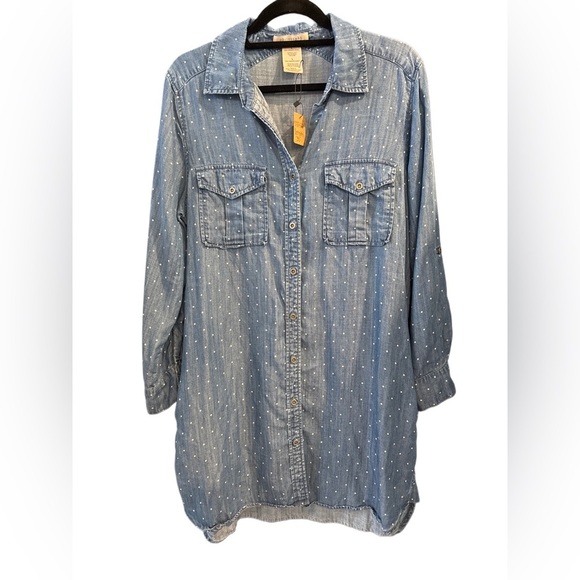 DENIM DRESS - Picture 1 of 3